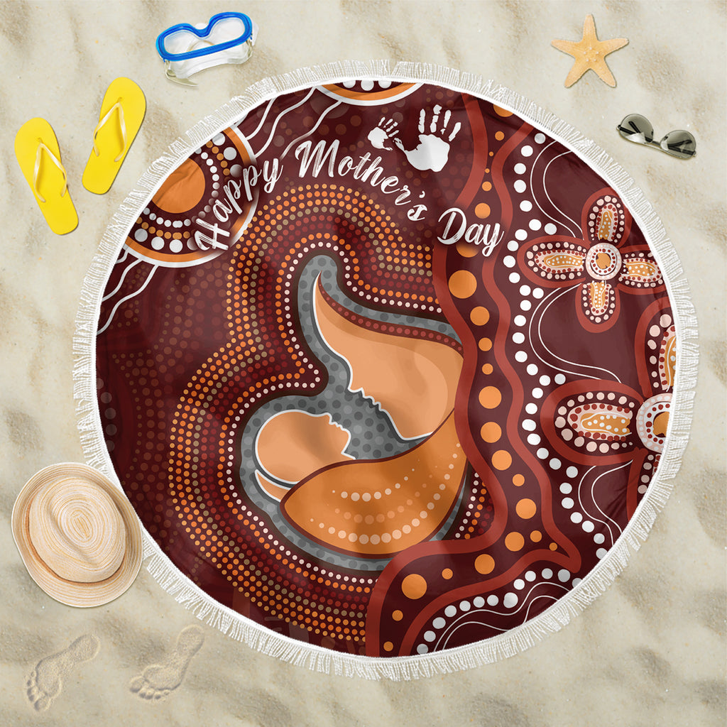 Australia Mother's Day Indigenous Beach Blanket Aboriginal Art