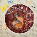 Australia Mother's Day Indigenous Beach Blanket Aboriginal Art