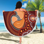 Australia Mother's Day Indigenous Beach Blanket Aboriginal Art