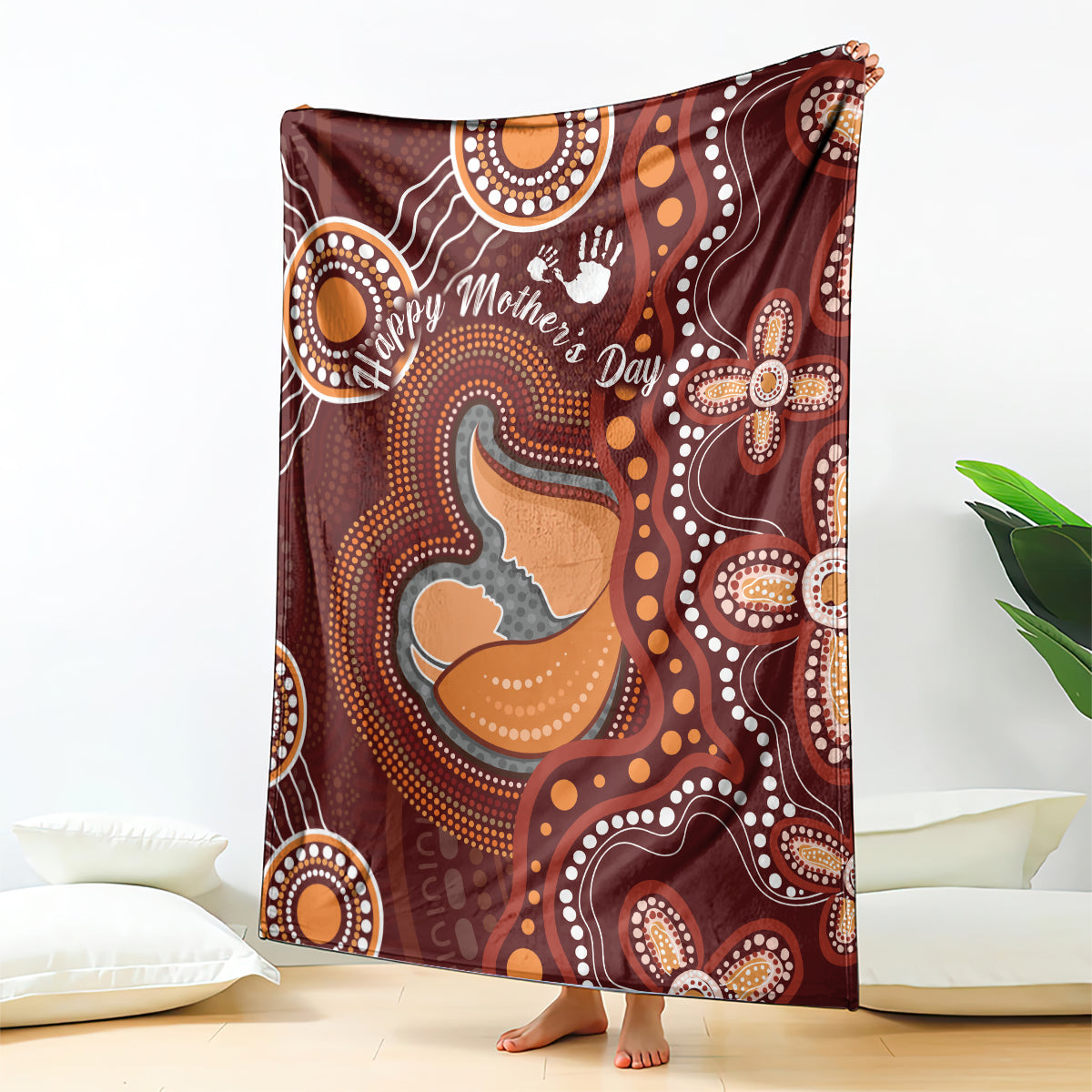 Australia Mother's Day Indigenous Blanket Aboriginal Art