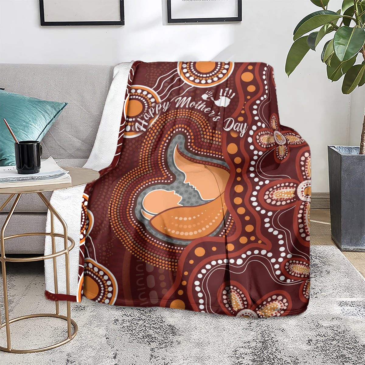 Australia Mother's Day Indigenous Blanket Aboriginal Art