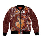 Australia Mother's Day Indigenous Bomber Jacket Aboriginal Art