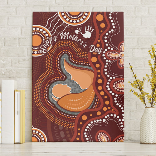 Australia Mother's Day Indigenous Canvas Wall Art Aboriginal Art