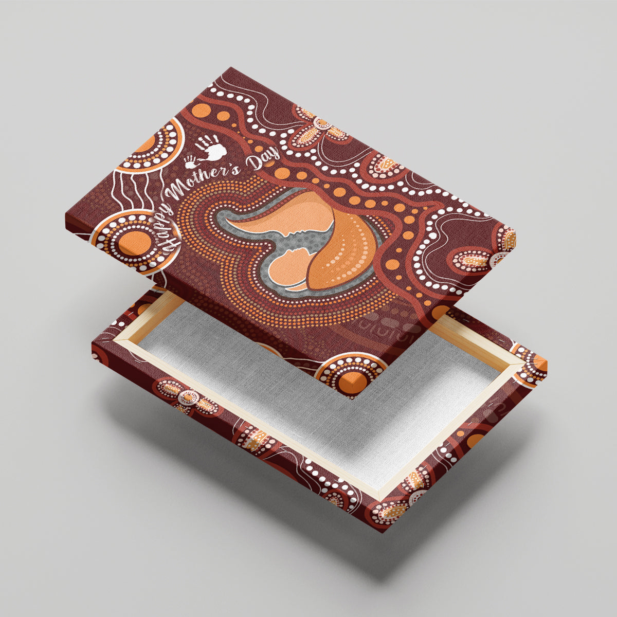 Australia Mother's Day Indigenous Canvas Wall Art Aboriginal Art