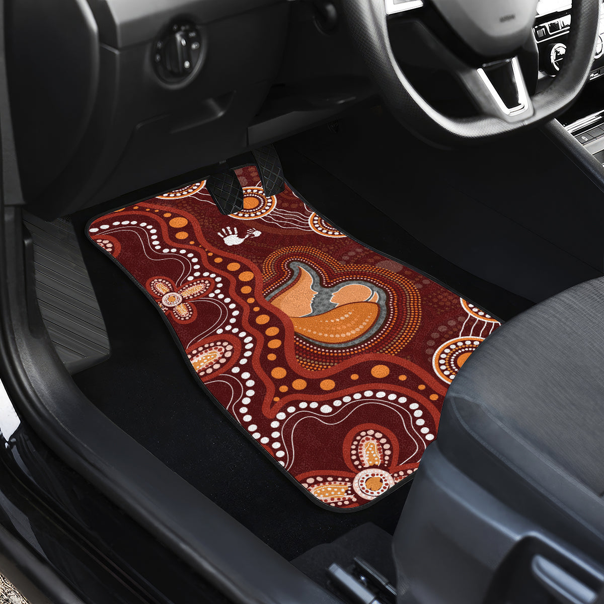 Australia Mother's Day Indigenous Car Mats Aboriginal Art
