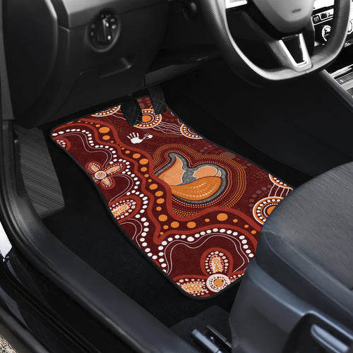 Australia Mother's Day Indigenous Car Mats Aboriginal Art