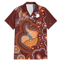 Australia Mother's Day Indigenous Family Matching Mermaid Dress and Hawaiian Shirt Aboriginal Art