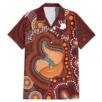 Australia Mother's Day Indigenous Family Matching Mermaid Dress and Hawaiian Shirt Aboriginal Art