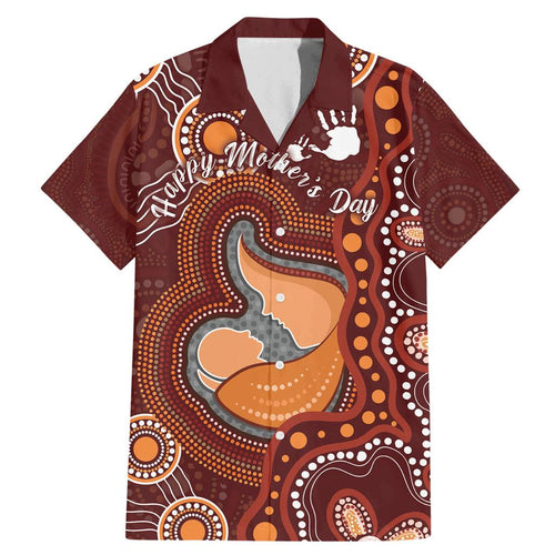 Australia Mother's Day Indigenous Family Matching Mermaid Dress and Hawaiian Shirt Aboriginal Art