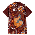 Australia Mother's Day Indigenous Family Matching Mermaid Dress and Hawaiian Shirt Aboriginal Art