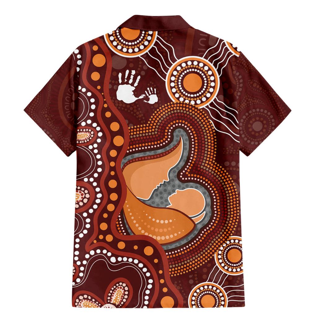 Australia Mother's Day Indigenous Family Matching Mermaid Dress and Hawaiian Shirt Aboriginal Art