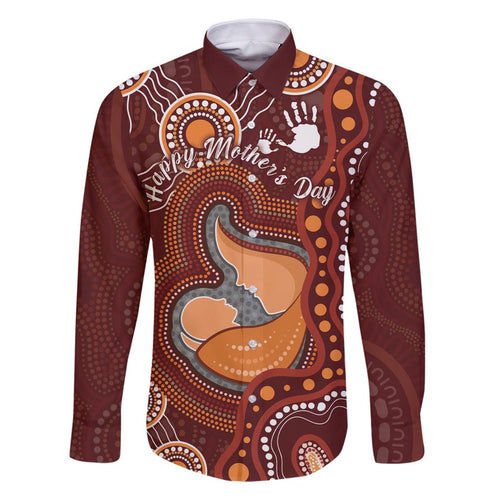 Australia Mother's Day Indigenous Family Matching Mermaid Dress and Hawaiian Shirt Aboriginal Art