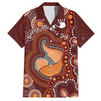 Australia Mother's Day Indigenous Family Matching Summer Maxi Dress and Hawaiian Shirt Aboriginal Art