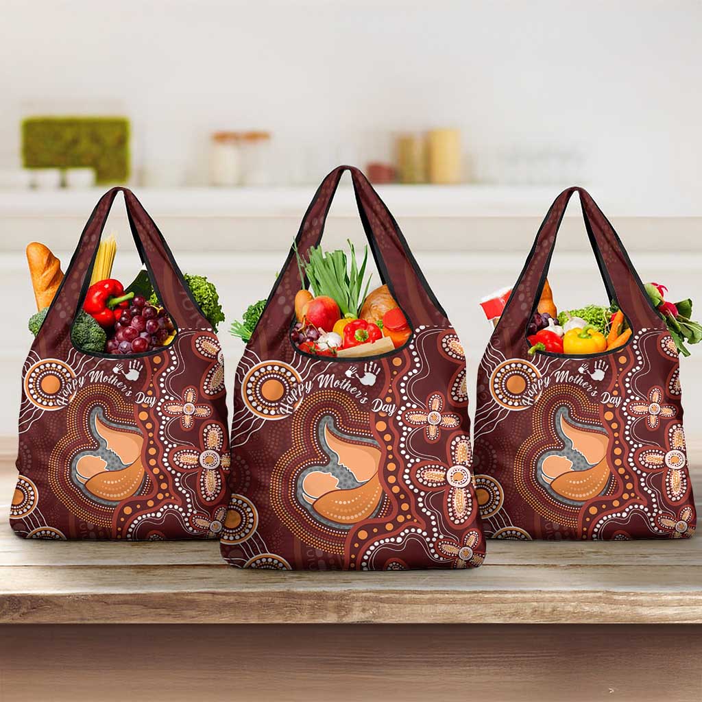 Australia Mother's Day Indigenous Grocery Bag Aboriginal Art