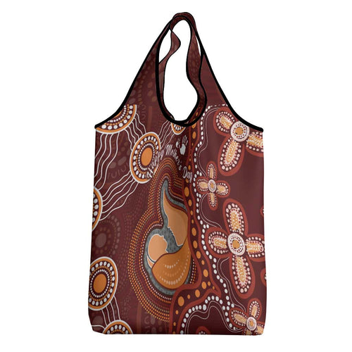 Australia Mother's Day Indigenous Grocery Bag Aboriginal Art