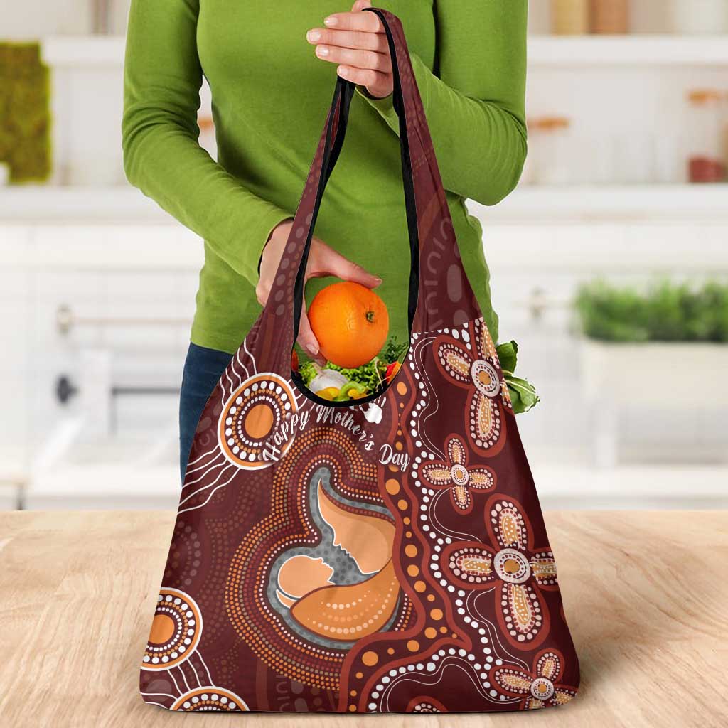 Australia Mother's Day Indigenous Grocery Bag Aboriginal Art