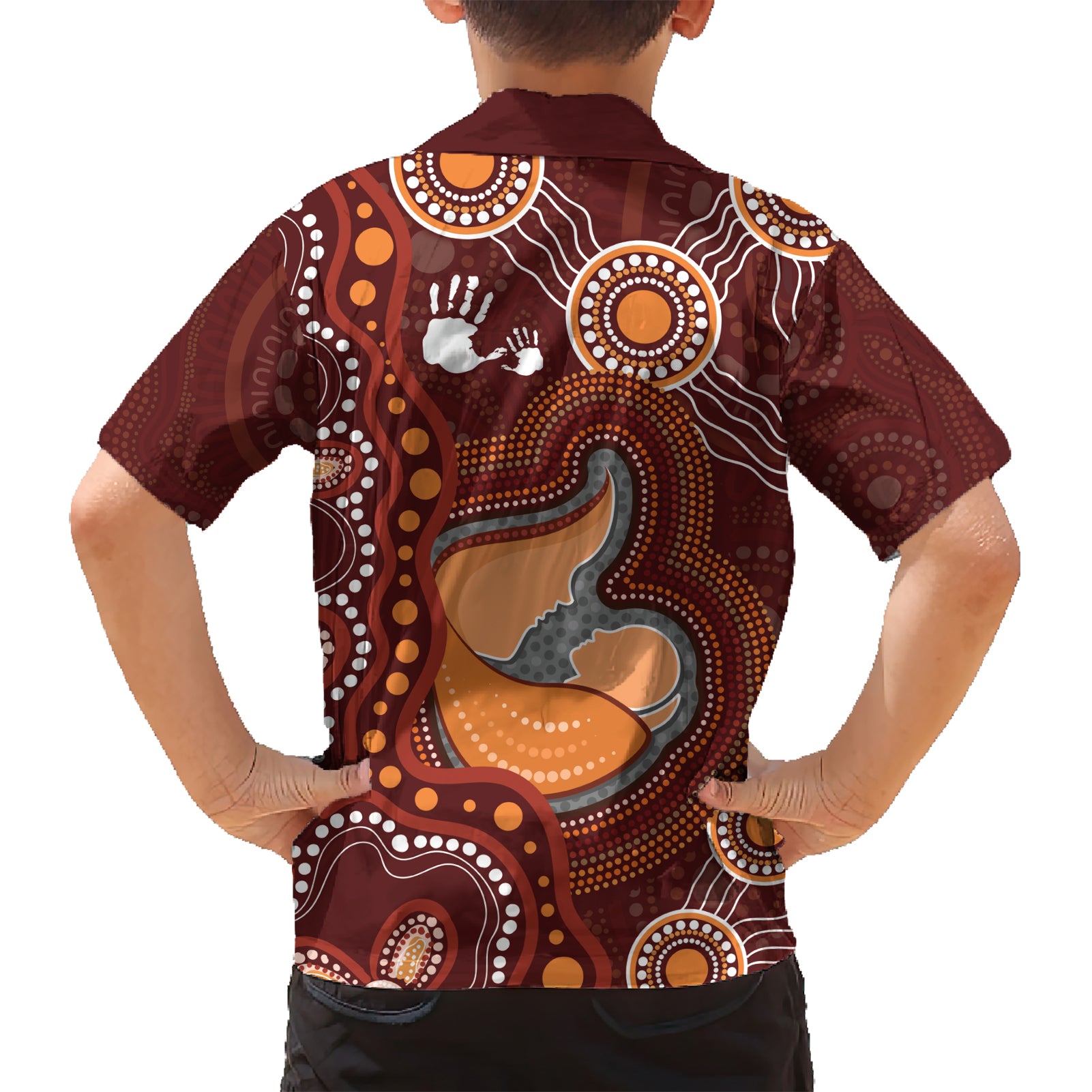 Australia Mother's Day Indigenous Kid Hawaiian Shirt Aboriginal Art