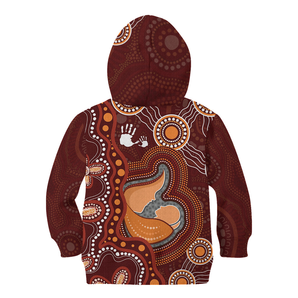 Australia Mother's Day Indigenous Kid Hoodie Aboriginal Art