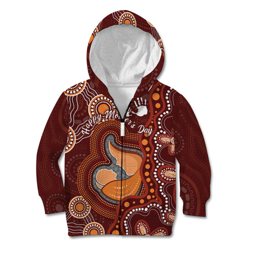 Australia Mother's Day Indigenous Kid Hoodie Aboriginal Art