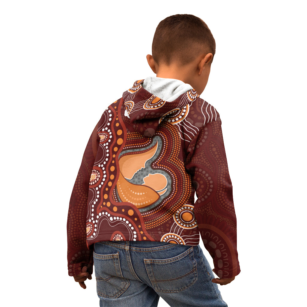 Australia Mother's Day Indigenous Kid Hoodie Aboriginal Art