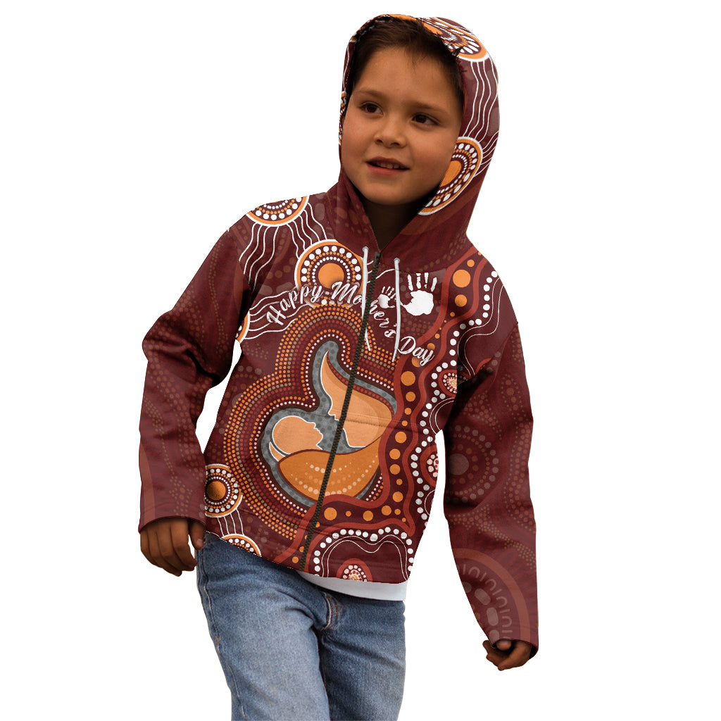 Australia Mother's Day Indigenous Kid Hoodie Aboriginal Art