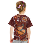 Australia Mother's Day Indigenous Kid T Shirt Aboriginal Art