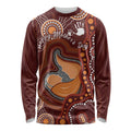 Australia Mother's Day Indigenous Long Sleeve Shirt Aboriginal Art