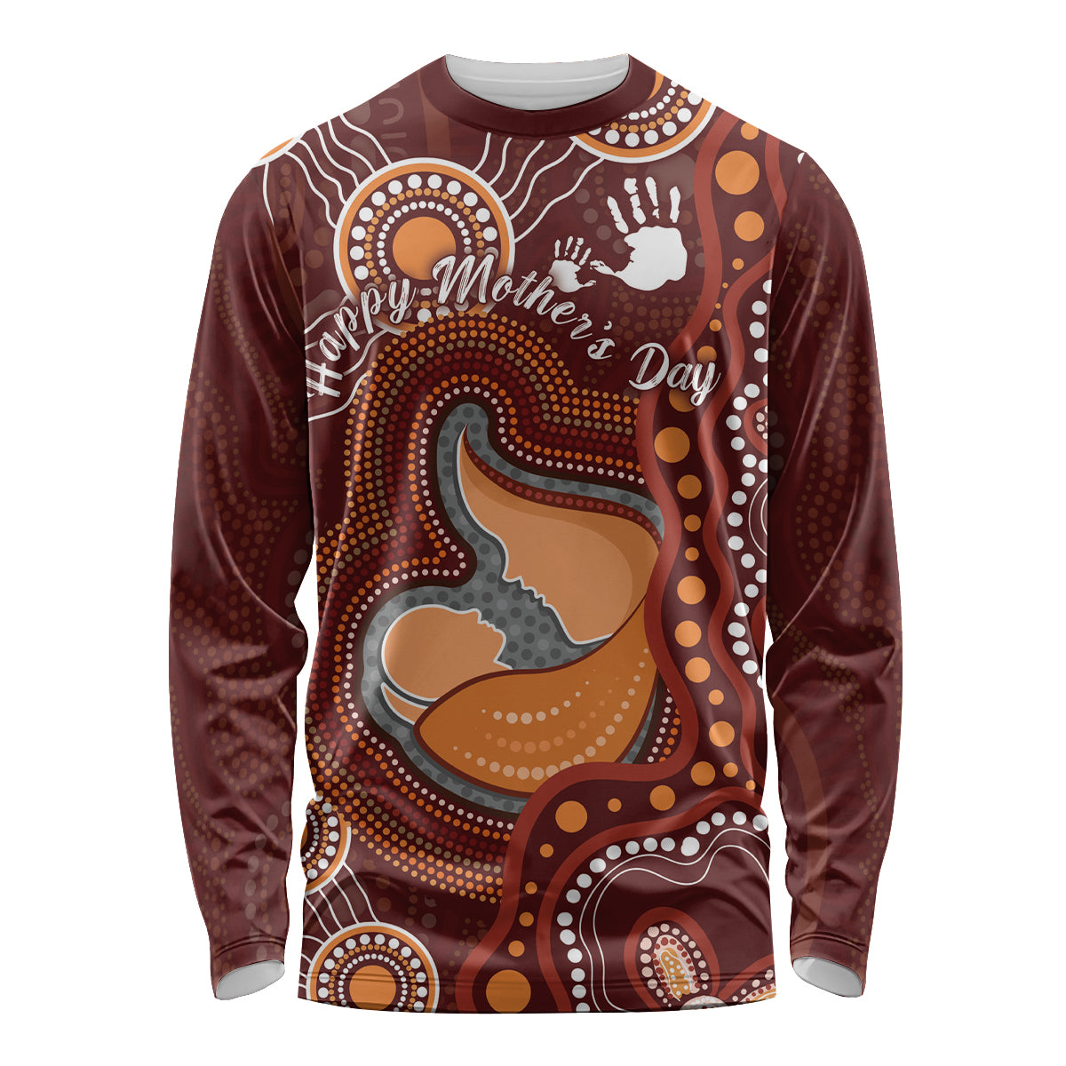 Australia Mother's Day Indigenous Long Sleeve Shirt Aboriginal Art