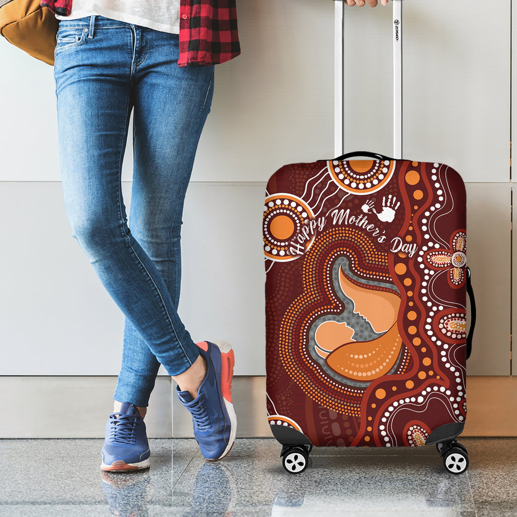 Australia Mother's Day Indigenous Luggage Cover Aboriginal Art