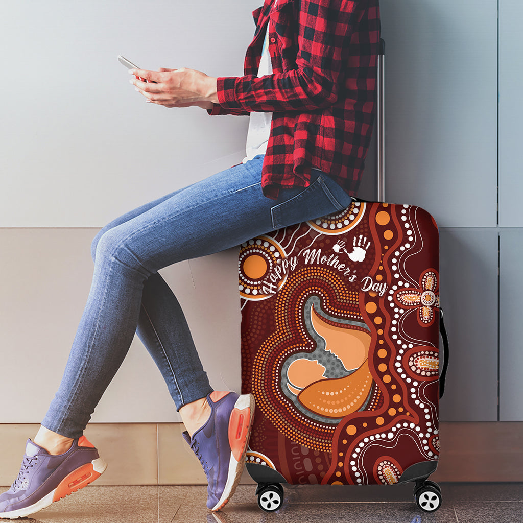 Australia Mother's Day Indigenous Luggage Cover Aboriginal Art