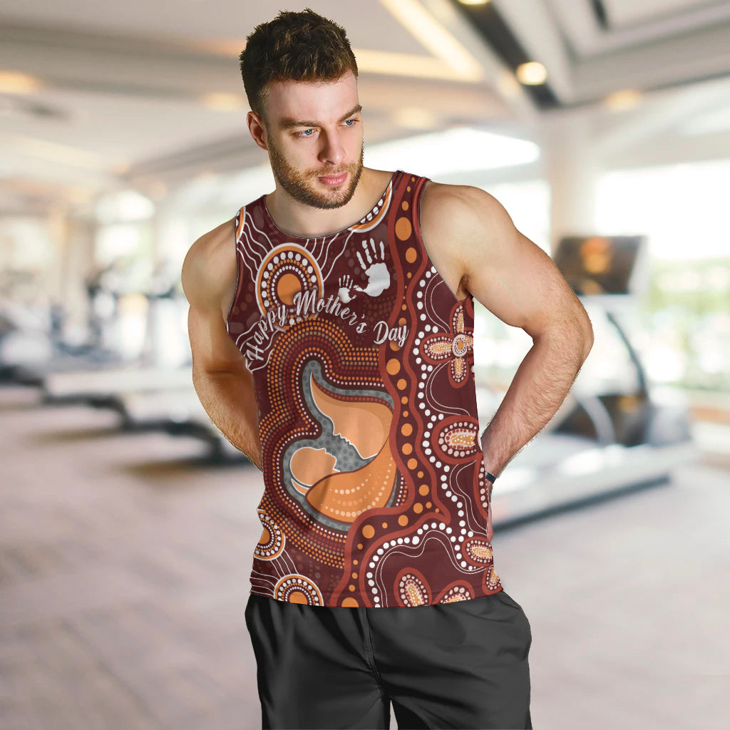 Australia Mother's Day Indigenous Men Tank Top Aboriginal Art