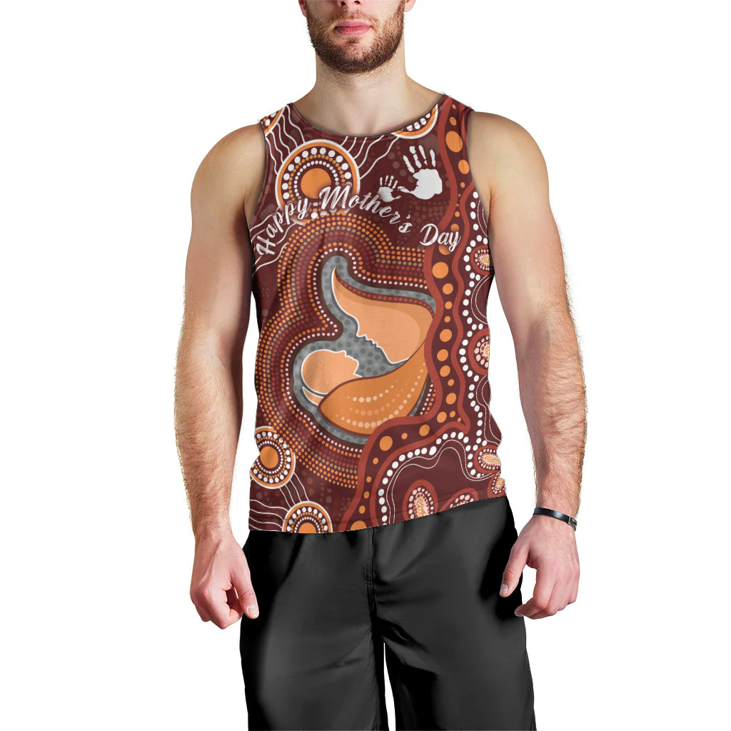 Australia Mother's Day Indigenous Men Tank Top Aboriginal Art
