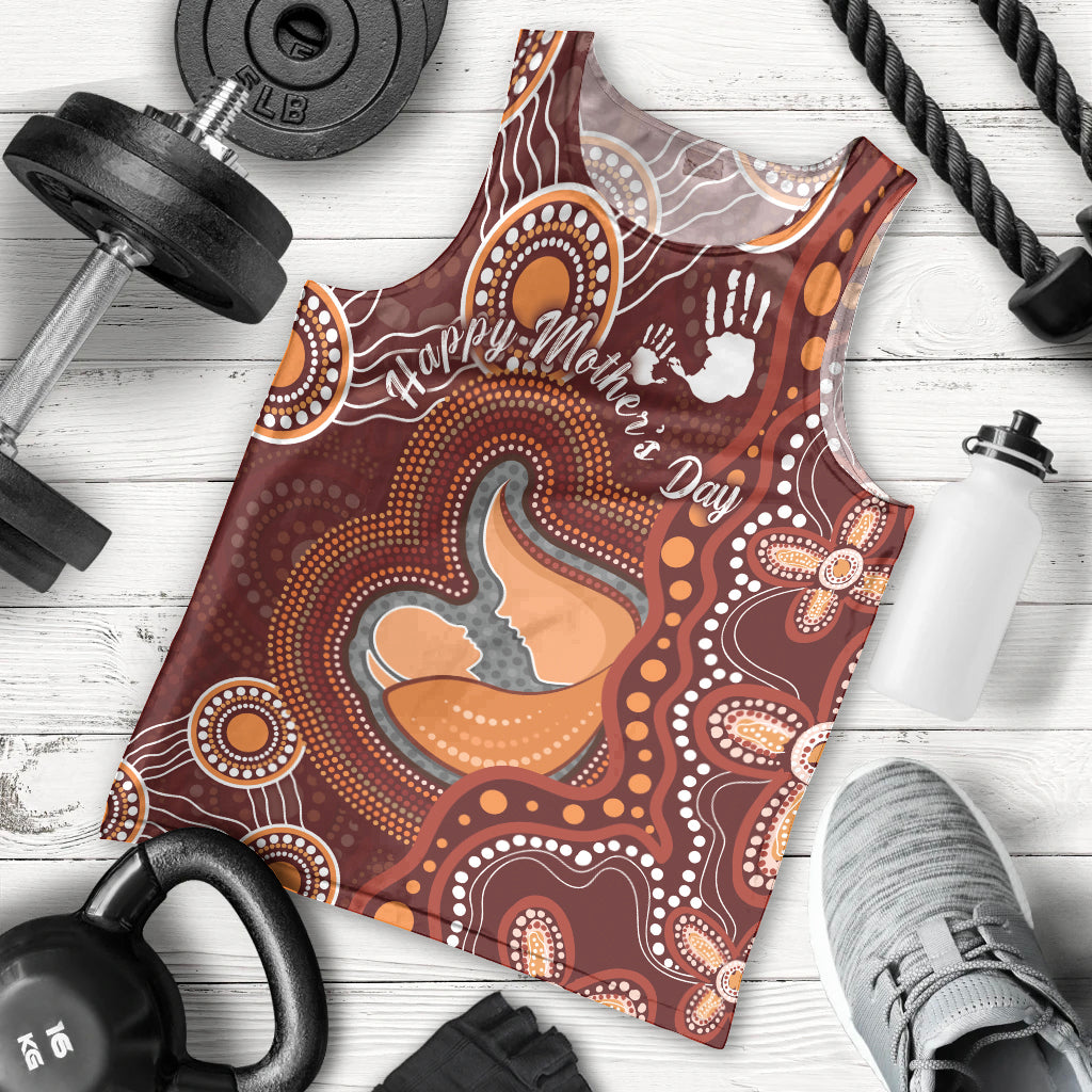 Australia Mother's Day Indigenous Men Tank Top Aboriginal Art