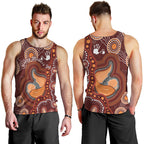 Australia Mother's Day Indigenous Men Tank Top Aboriginal Art