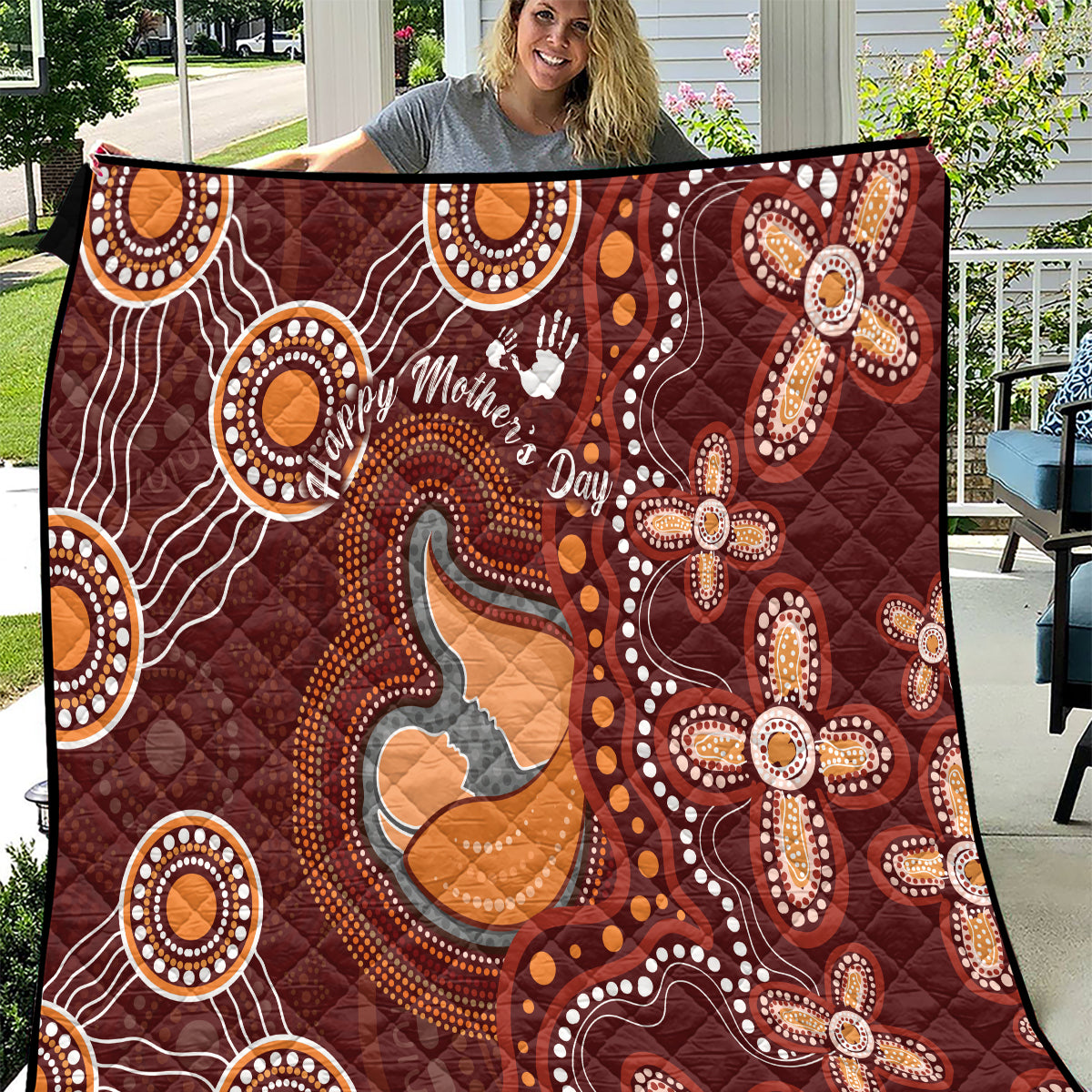 Australia Mother's Day Indigenous Quilt Aboriginal Art