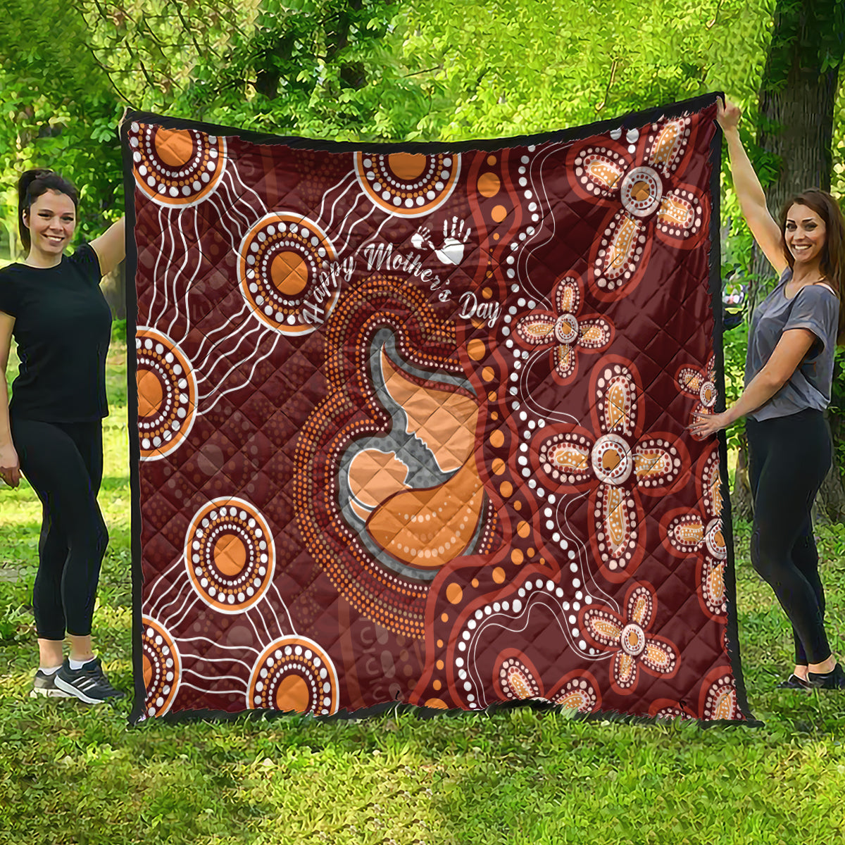 Australia Mother's Day Indigenous Quilt Aboriginal Art