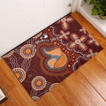 Australia Mother's Day Indigenous Rubber Doormat Aboriginal Art