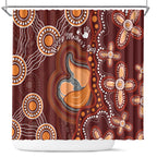 Australia Mother's Day Indigenous Shower Curtain Aboriginal Art