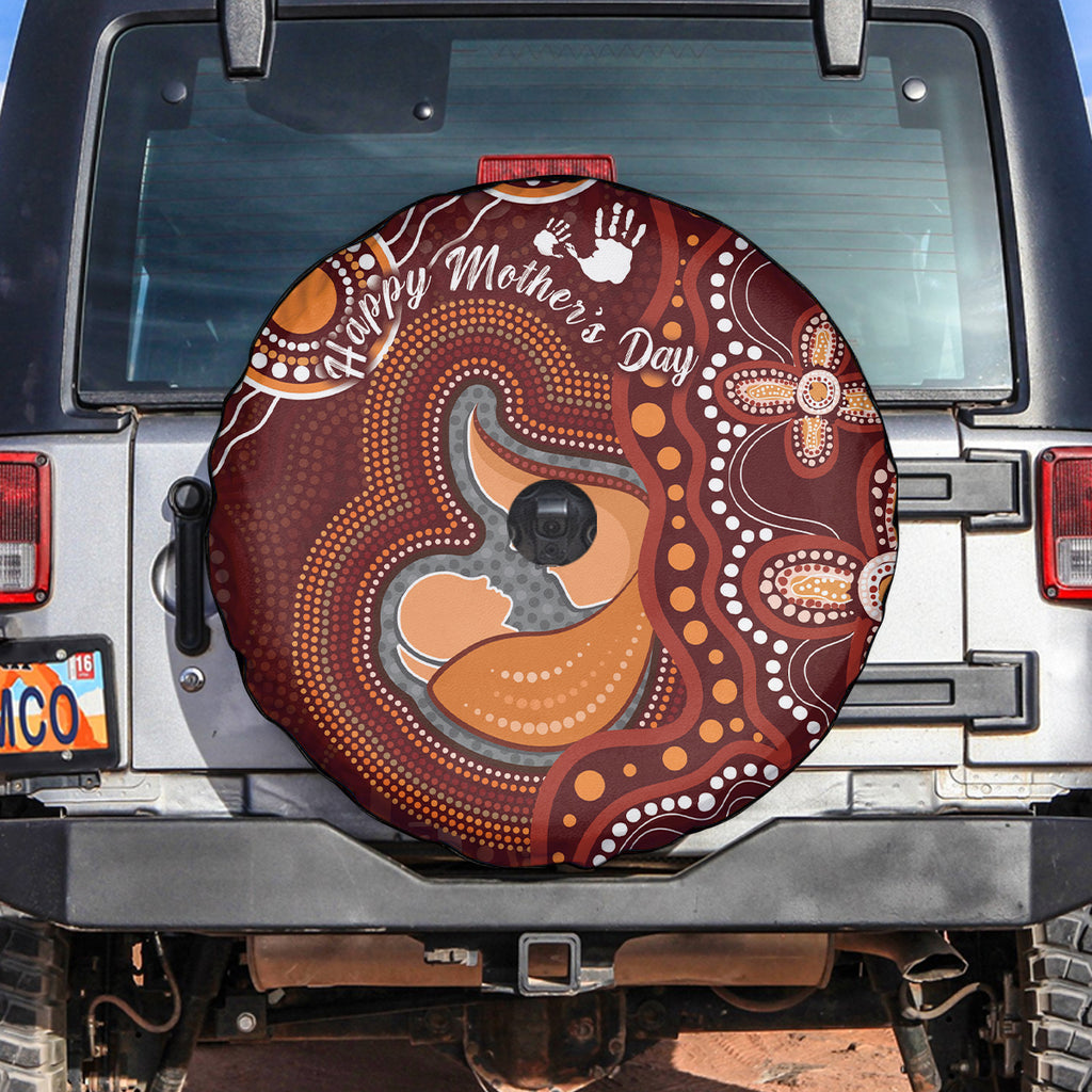 Australia Mother's Day Indigenous Spare Tire Cover Aboriginal Art