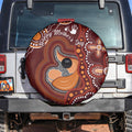 Australia Mother's Day Indigenous Spare Tire Cover Aboriginal Art