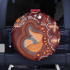 Australia Mother's Day Indigenous Spare Tire Cover Aboriginal Art