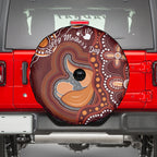 Australia Mother's Day Indigenous Spare Tire Cover Aboriginal Art