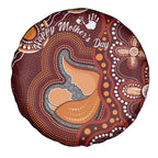 Australia Mother's Day Indigenous Spare Tire Cover Aboriginal Art
