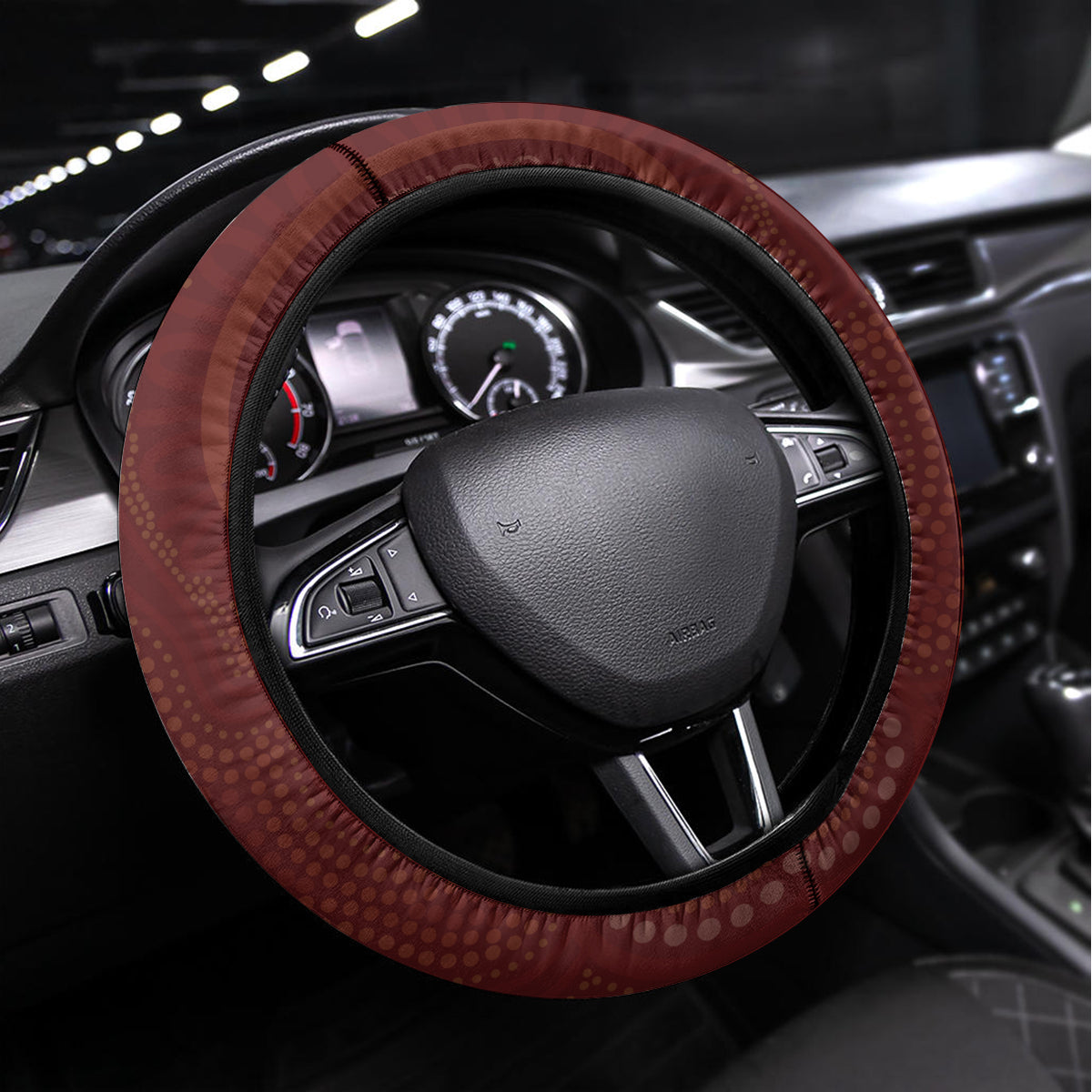 Australia Mother's Day Indigenous Steering Wheel Cover Aboriginal Art