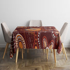 Australia Mother's Day Indigenous Tablecloth Aboriginal Art