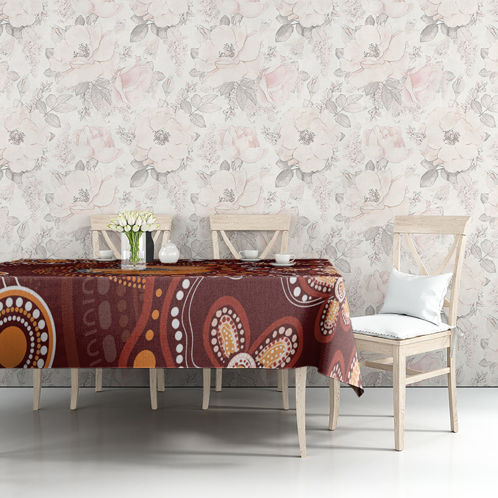 Australia Mother's Day Indigenous Tablecloth Aboriginal Art