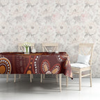 Australia Mother's Day Indigenous Tablecloth Aboriginal Art