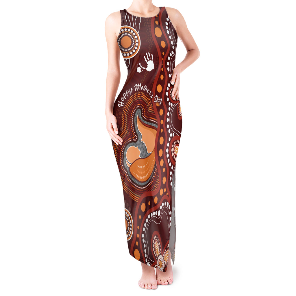 Australia Mother's Day Indigenous Tank Maxi Dress Aboriginal Art