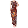 Australia Mother's Day Indigenous Tank Maxi Dress Aboriginal Art