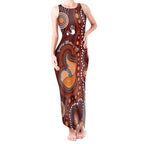 Australia Mother's Day Indigenous Tank Maxi Dress Aboriginal Art